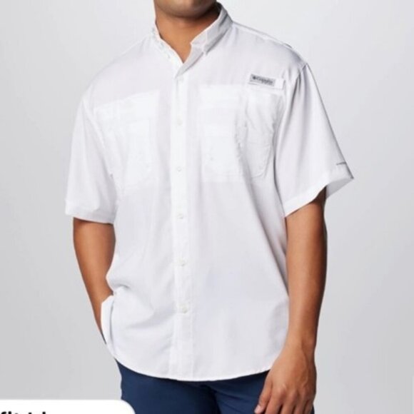 Columbia Other - Columbia PFG Tamiami Shirt Short Sleeve White Outdoor Golf Fishing Gorpcore XXL